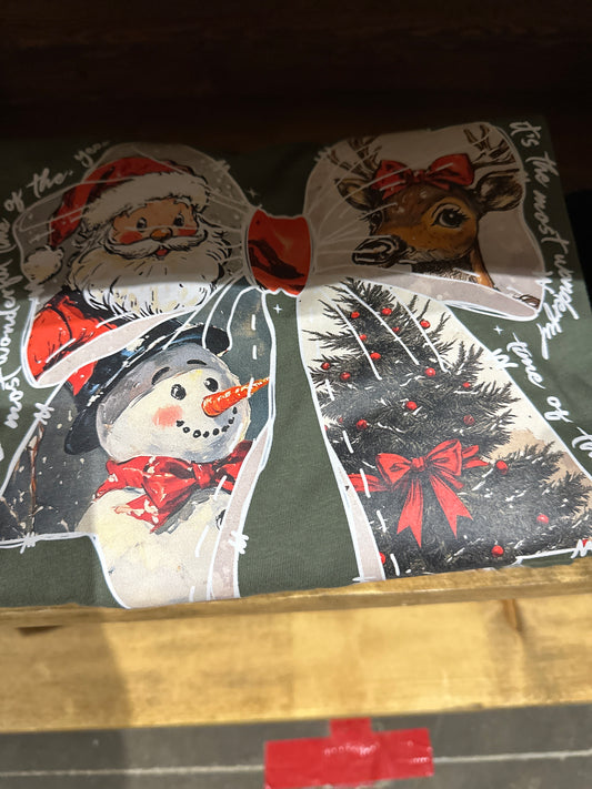 Bow Christmas Tee