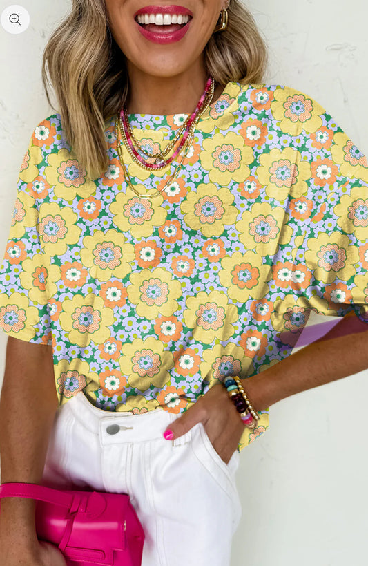 Yellow Flower Top