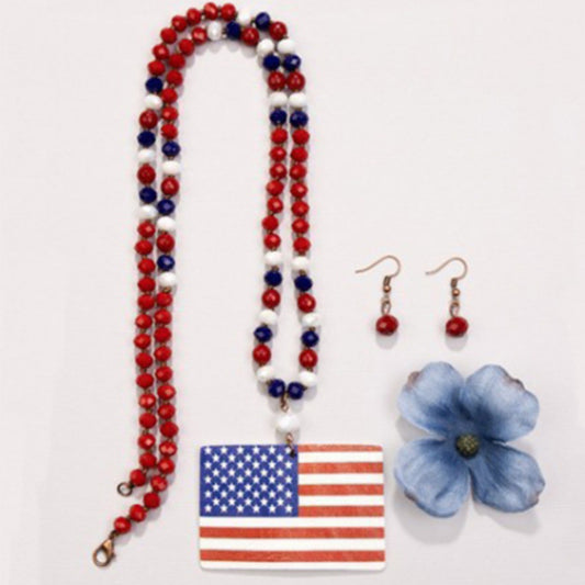 Red, white, and blue jewelry