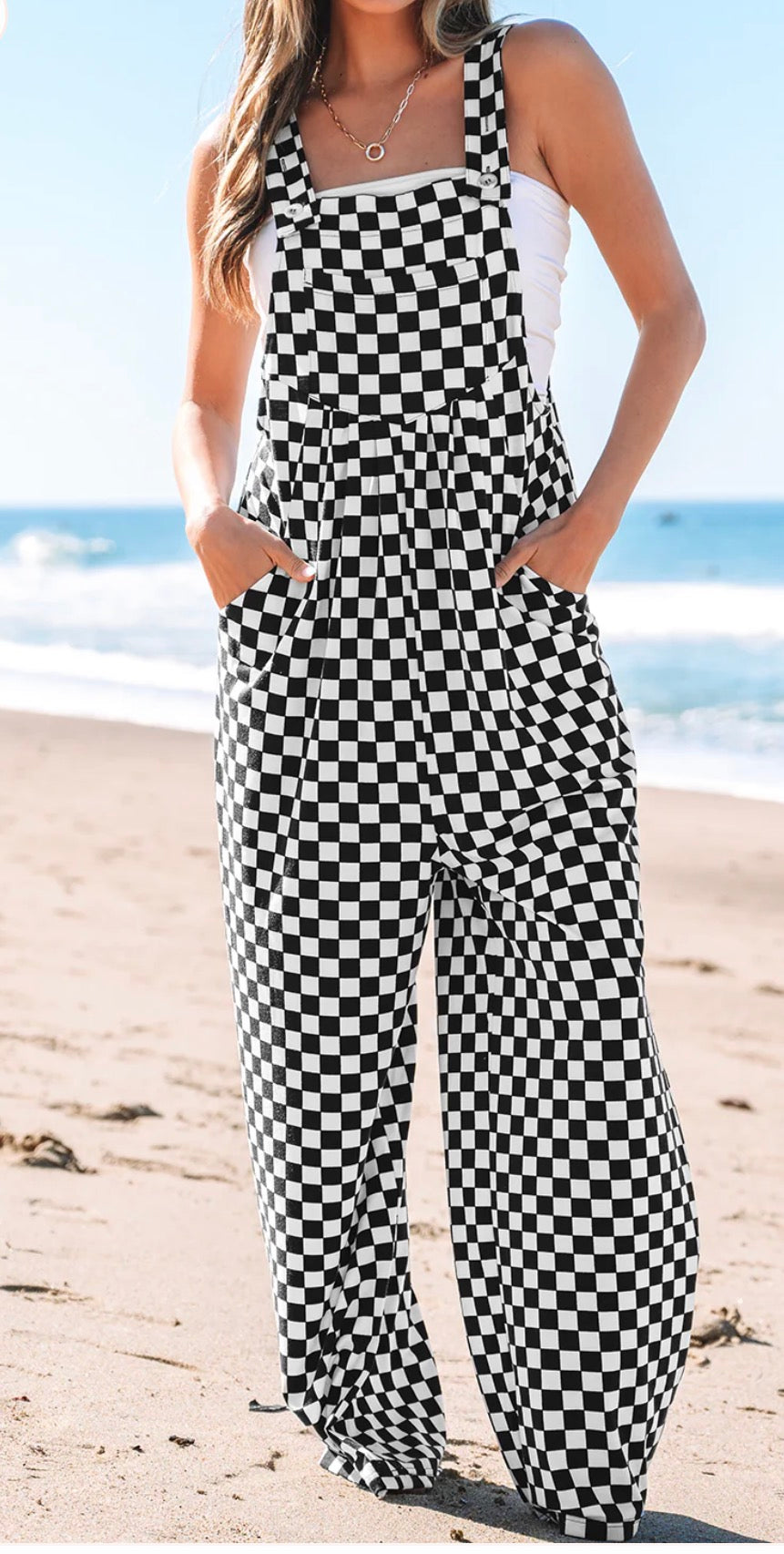 Checkered Jumpsuit