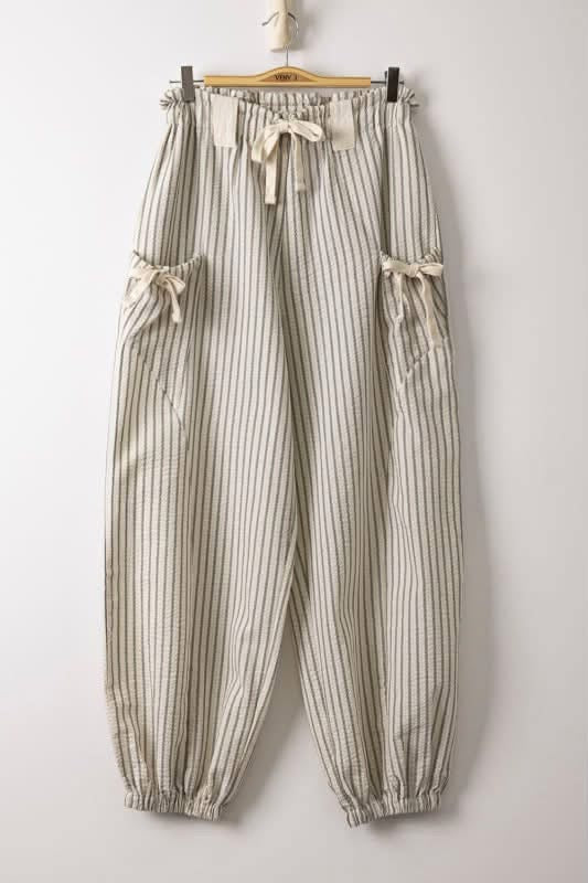 Black stripe pant