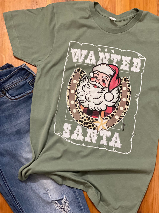 Wanted Santa Women’s T