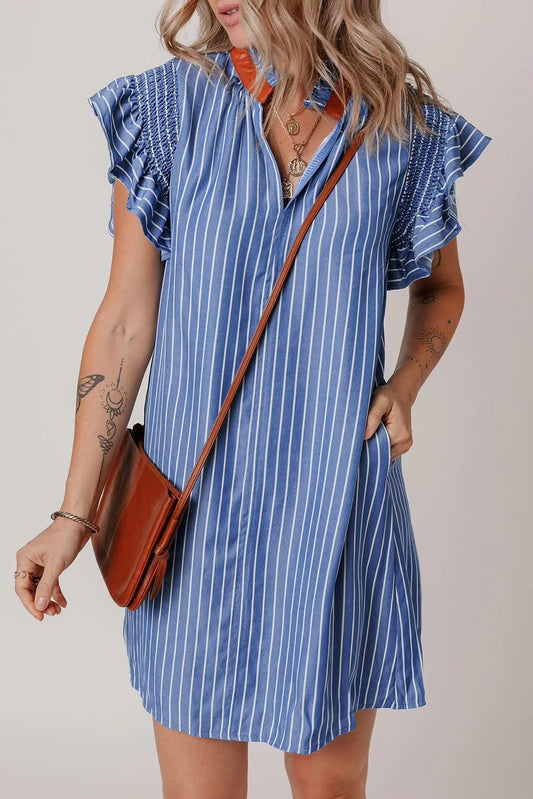 Blue Stripe Dress