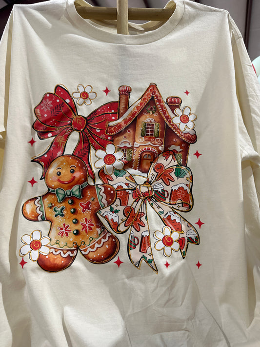Gingerbread longsleeve Tee