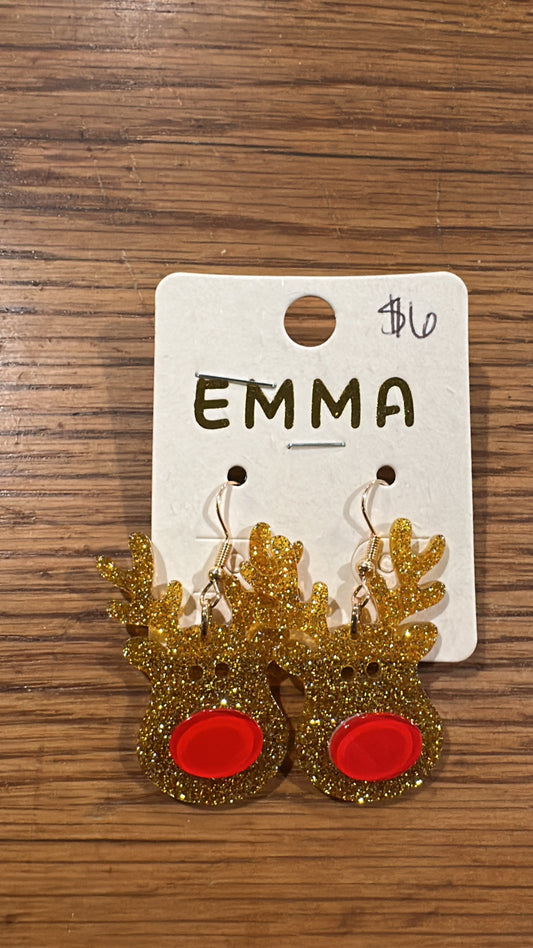 Reindeer Earrings