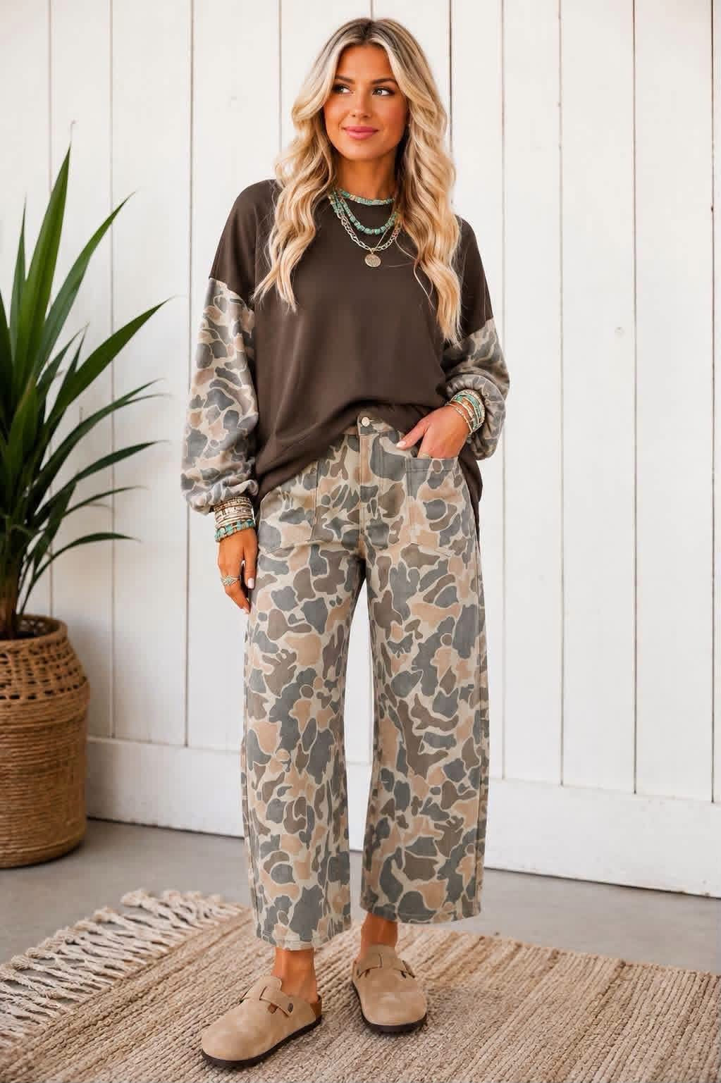 Camo top