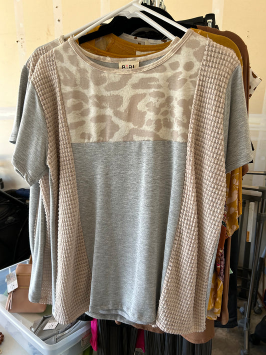 Grey Taupe Leopard