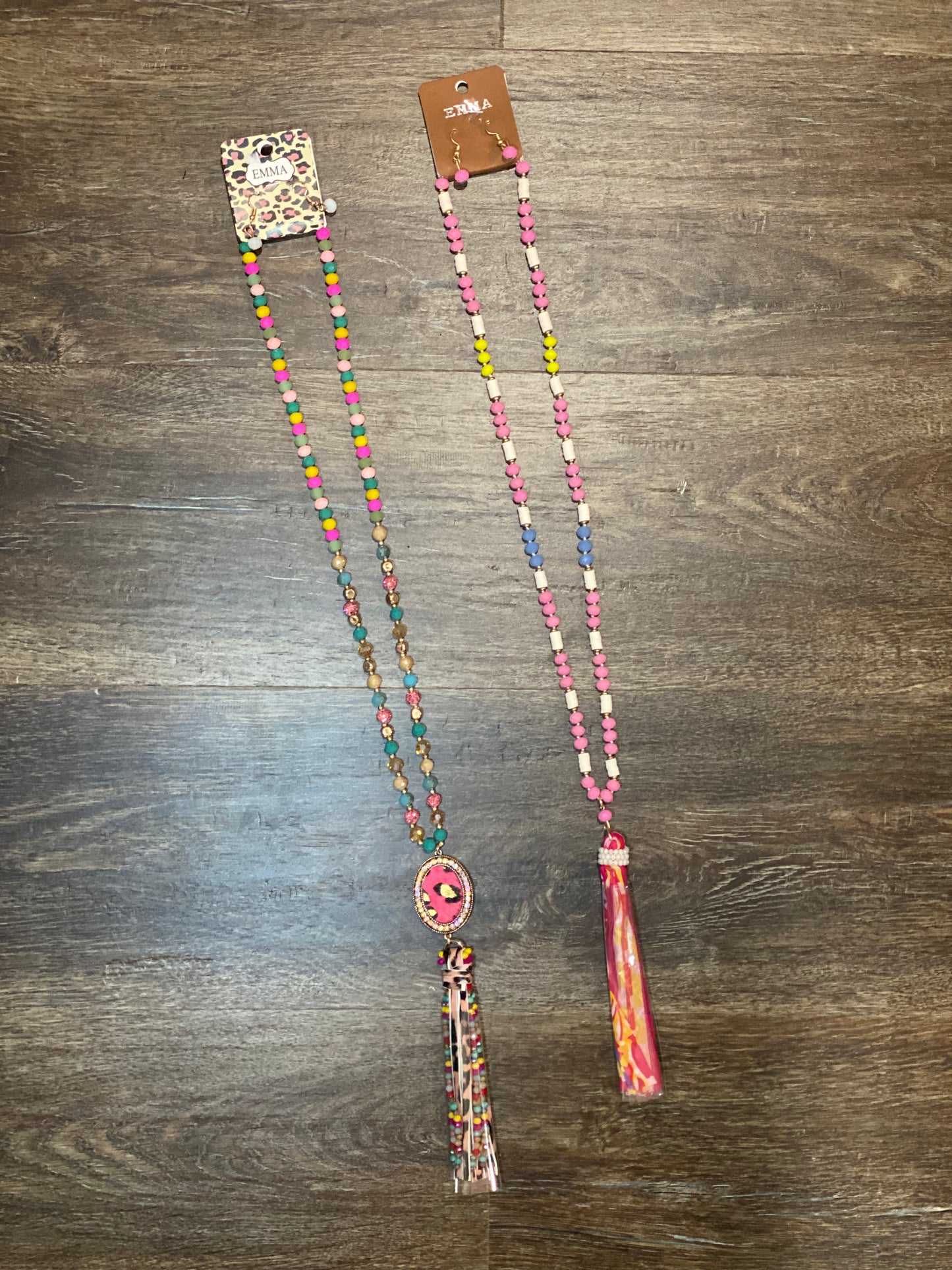 Long necklaces