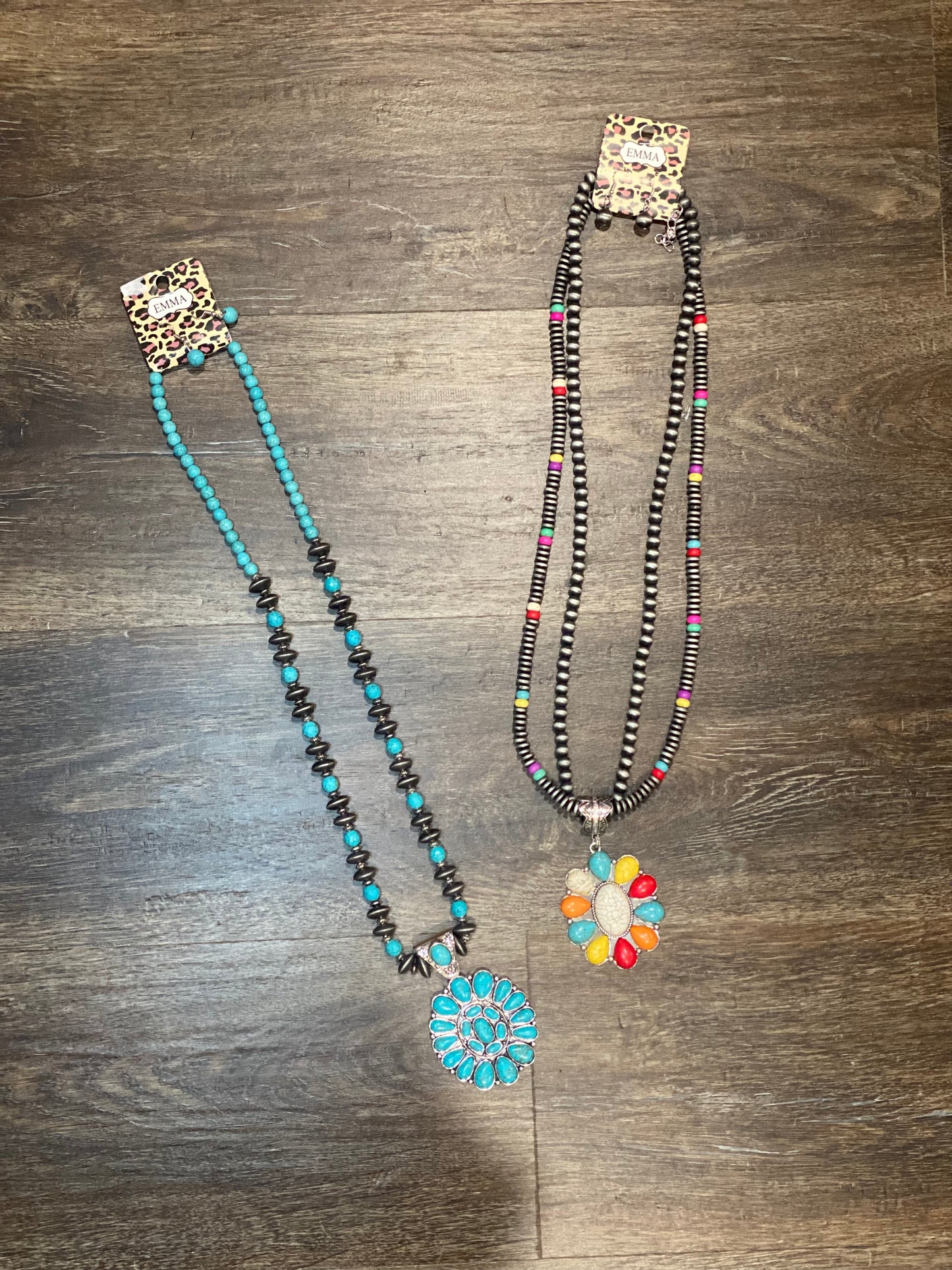 Long necklaces