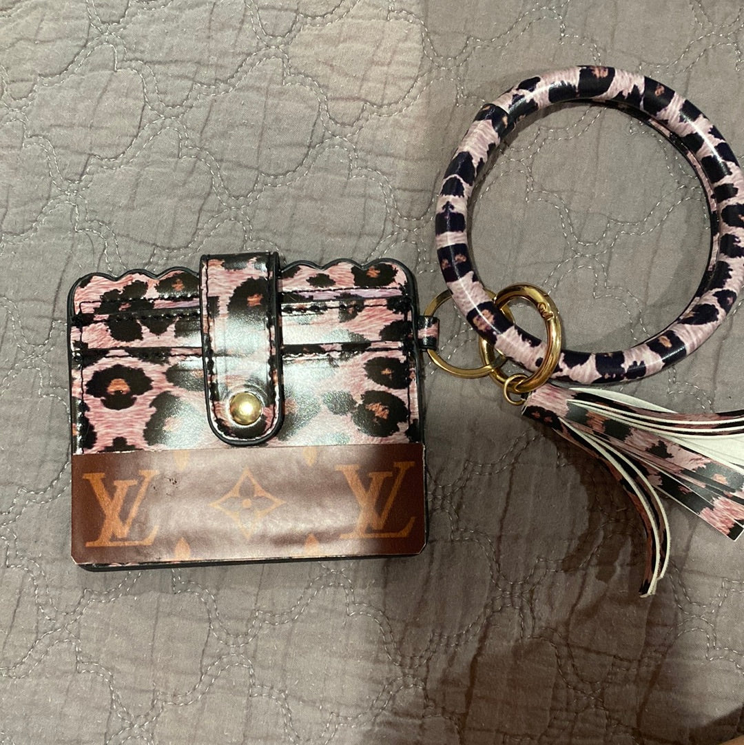 LV Inspired Wristlets